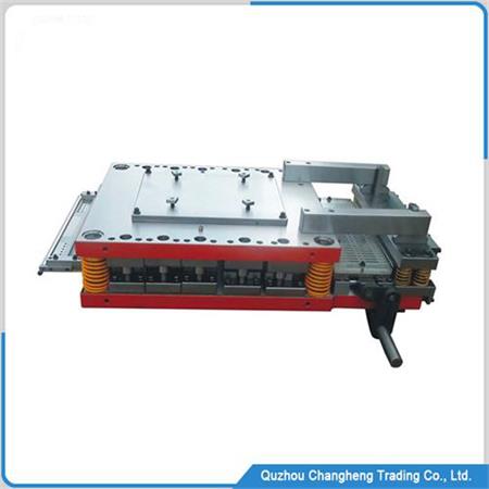 Fin progressive die of heat exchanger