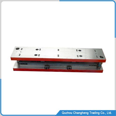 Stamping die of radiator head plate