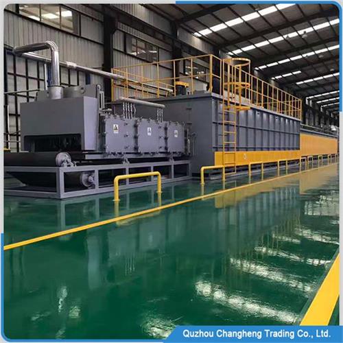 Tunnel brazing oven of aluminum condenser
