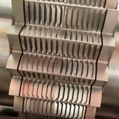 Aluminum fin machine of radiators and condensers